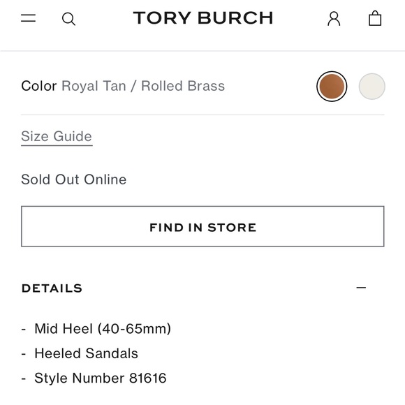 Tory Burch Everly Wedge Sandals 65mm in Royal Tan Brown Size 6.5 - Picture 2 of 7